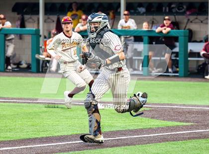 Thumbnail 2 in Collinsville vs Muenster (UIL 2A Baseball Area) photogallery.