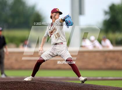 Thumbnail 3 in Collinsville vs Muenster (UIL 2A Baseball Area) photogallery.