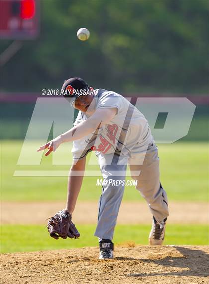 Thumbnail 3 in Babylon vs Center Moriches (Section XI Class B Finals game 1) photogallery.