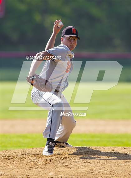 Thumbnail 1 in Babylon vs Center Moriches (Section XI Class B Finals game 1) photogallery.