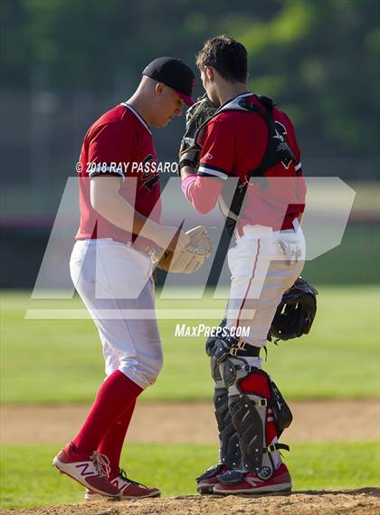 Thumbnail 1 in Babylon vs Center Moriches (Section XI Class B Finals game 1) photogallery.