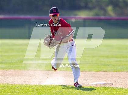 Thumbnail 3 in Babylon vs Center Moriches (Section XI Class B Finals game 1) photogallery.