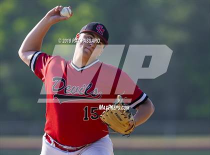 Thumbnail 1 in Babylon vs Center Moriches (Section XI Class B Finals game 1) photogallery.
