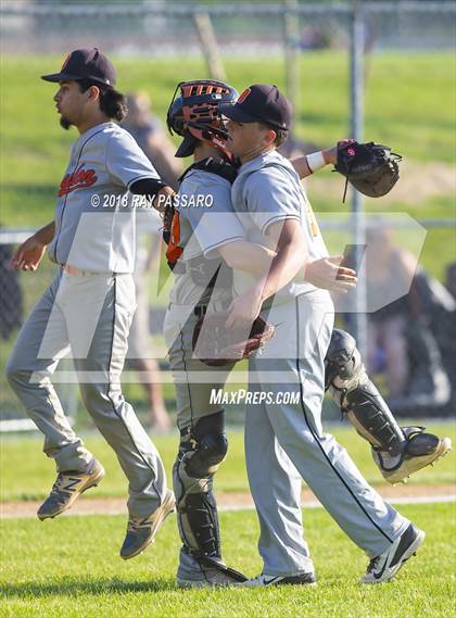 Thumbnail 1 in Babylon vs Center Moriches (Section XI Class B Finals game 1) photogallery.