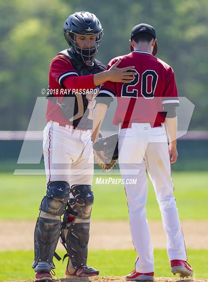 Thumbnail 2 in Babylon vs Center Moriches (Section XI Class B Finals game 1) photogallery.
