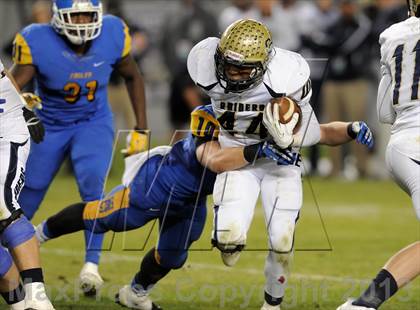 Thumbnail 3 in Central Catholic vs. Bakersfield Christian (CIF State D4 Final) photogallery.