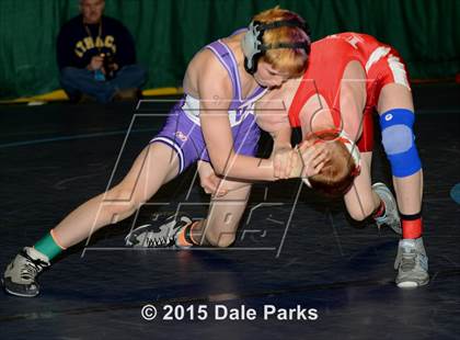 Thumbnail 1 in NYSPHSAA Wrestling Championships (Opening Ceremonies, Division 2 Preliminaries) photogallery.