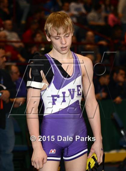 Thumbnail 1 in NYSPHSAA Wrestling Championships (Opening Ceremonies, Division 2 Preliminaries) photogallery.