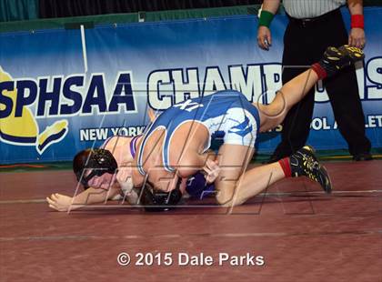 Thumbnail 1 in NYSPHSAA Wrestling Championships (Opening Ceremonies, Division 2 Preliminaries) photogallery.