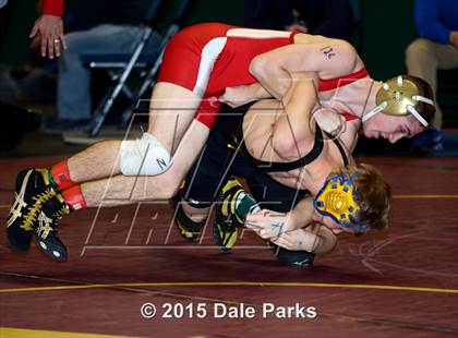 Thumbnail 1 in NYSPHSAA Wrestling Championships (Opening Ceremonies, Division 2 Preliminaries) photogallery.