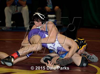 Thumbnail 1 in NYSPHSAA Wrestling Championships (Opening Ceremonies, Division 2 Preliminaries) photogallery.