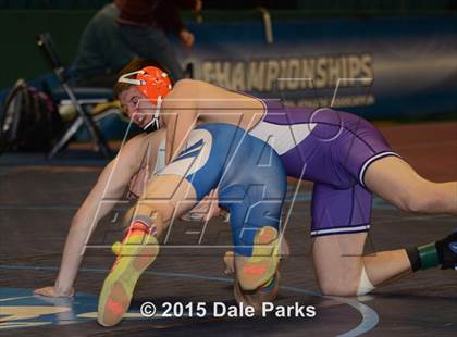 Thumbnail 1 in NYSPHSAA Wrestling Championships (Opening Ceremonies, Division 2 Preliminaries) photogallery.