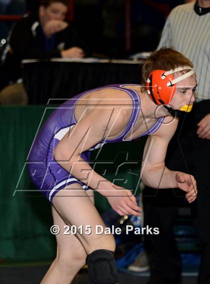 Thumbnail 2 in NYSPHSAA Wrestling Championships (Opening Ceremonies, Division 2 Preliminaries) photogallery.