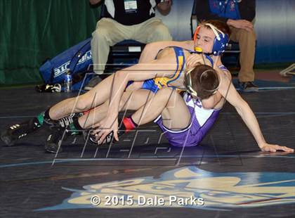 Thumbnail 2 in NYSPHSAA Wrestling Championships (Opening Ceremonies, Division 2 Preliminaries) photogallery.