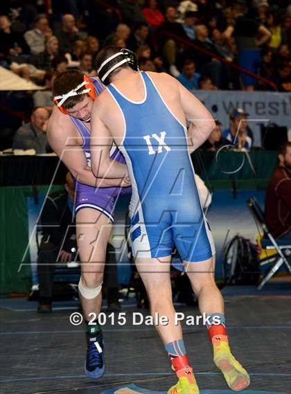 Thumbnail 1 in NYSPHSAA Wrestling Championships (Opening Ceremonies, Division 2 Preliminaries) photogallery.