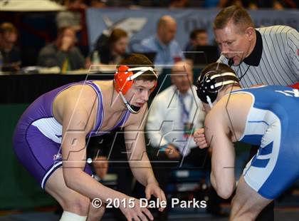 Thumbnail 1 in NYSPHSAA Wrestling Championships (Opening Ceremonies, Division 2 Preliminaries) photogallery.
