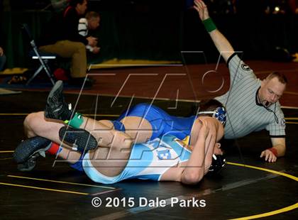Thumbnail 1 in NYSPHSAA Wrestling Championships (Opening Ceremonies, Division 2 Preliminaries) photogallery.