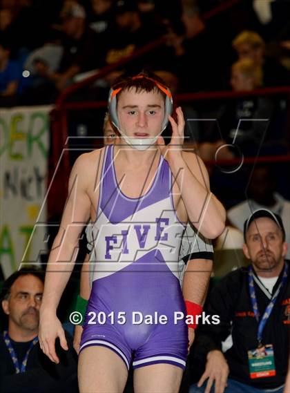 Thumbnail 1 in NYSPHSAA Wrestling Championships (Opening Ceremonies, Division 2 Preliminaries) photogallery.