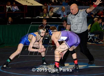 Thumbnail 1 in NYSPHSAA Wrestling Championships (Opening Ceremonies, Division 2 Preliminaries) photogallery.