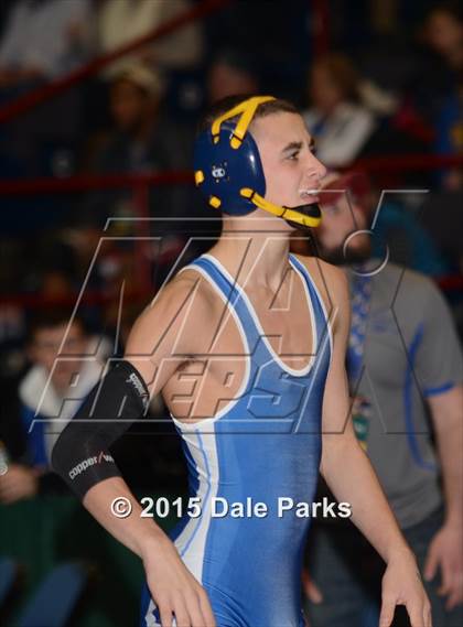 Thumbnail 1 in NYSPHSAA Wrestling Championships (Opening Ceremonies, Division 2 Preliminaries) photogallery.