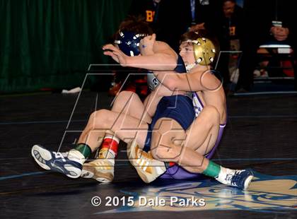 Thumbnail 1 in NYSPHSAA Wrestling Championships (Opening Ceremonies, Division 2 Preliminaries) photogallery.