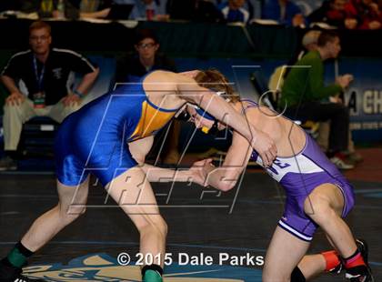 Thumbnail 1 in NYSPHSAA Wrestling Championships (Opening Ceremonies, Division 2 Preliminaries) photogallery.