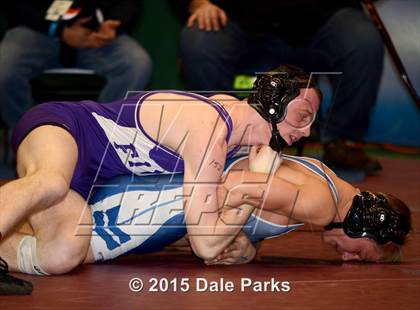 Thumbnail 1 in NYSPHSAA Wrestling Championships (Opening Ceremonies, Division 2 Preliminaries) photogallery.