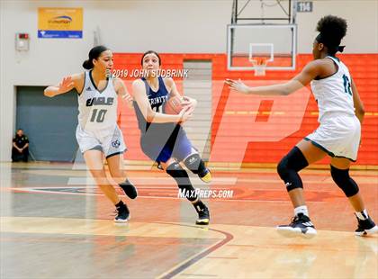 Thumbnail 3 in Trinity Episcopal vs Colonial Forge (StatVa Girls Basketball Classic) photogallery.