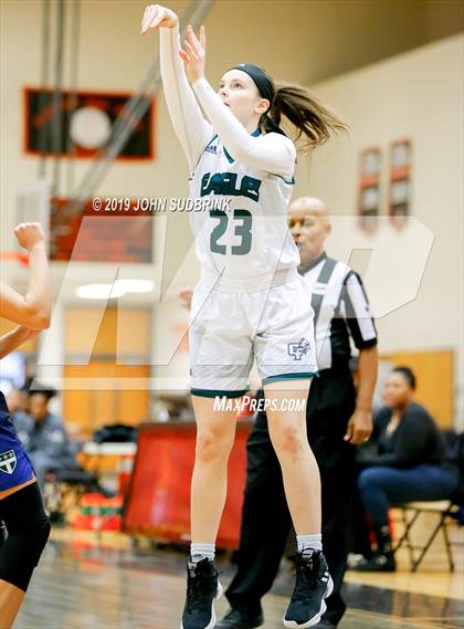 Thumbnail 2 in Trinity Episcopal vs Colonial Forge (StatVa Girls Basketball Classic) photogallery.