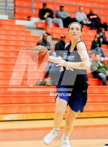 Thumbnail 1 in Trinity Episcopal vs Colonial Forge (StatVa Girls Basketball Classic) photogallery.