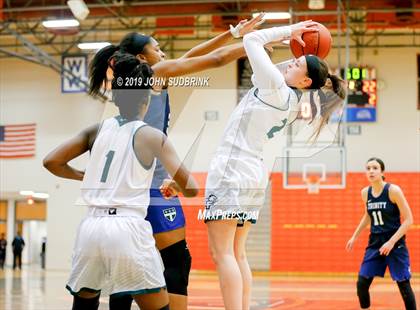 Thumbnail 2 in Trinity Episcopal vs Colonial Forge (StatVa Girls Basketball Classic) photogallery.
