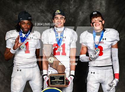 Thumbnail 2 in Carmel (CIF State DIV 5 AA Championship Trophy Award Photos) photogallery.