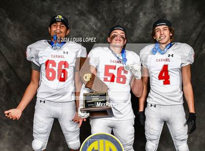Thumbnail 2 in Carmel (CIF State DIV 5 AA Championship Trophy Award Photos) photogallery.