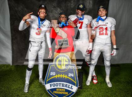 Thumbnail 1 in Carmel (CIF State DIV 5 AA Championship Trophy Award Photos) photogallery.