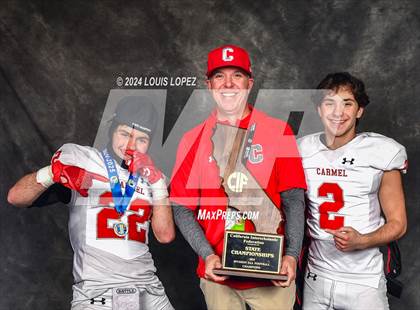 Thumbnail 1 in Carmel (CIF State DIV 5 AA Championship Trophy Award Photos) photogallery.