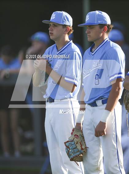 Thumbnail 3 in Farmersville @ Spring Hill (UIL 4A Baseball Area Playoffs)  photogallery.