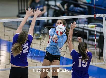 Thumbnail 3 in Southside vs Mt Saint Mary's Academy (AAA 7A 1st Round Playoff) photogallery.