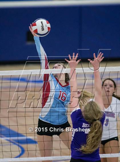 Thumbnail 3 in Southside vs Mt Saint Mary's Academy (AAA 7A 1st Round Playoff) photogallery.
