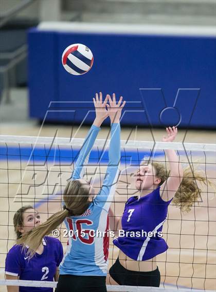 Thumbnail 1 in Southside vs Mt Saint Mary's Academy (AAA 7A 1st Round Playoff) photogallery.