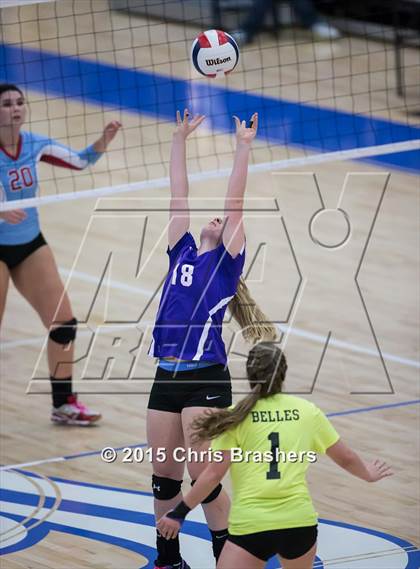 Thumbnail 3 in Southside vs Mt Saint Mary's Academy (AAA 7A 1st Round Playoff) photogallery.