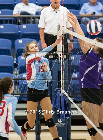 Thumbnail 1 in Southside vs Mt Saint Mary's Academy (AAA 7A 1st Round Playoff) photogallery.