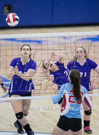 Thumbnail 2 in Southside vs Mt Saint Mary's Academy (AAA 7A 1st Round Playoff) photogallery.