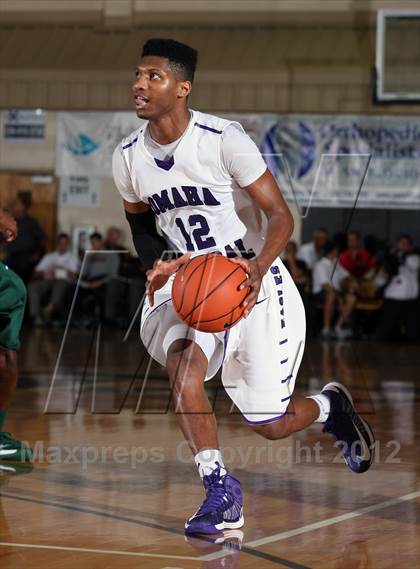 Thumbnail 2 in Long Beach Poly vs. Omaha Central (City of Palms Classic) photogallery.