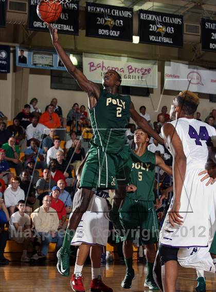 Thumbnail 1 in Long Beach Poly vs. Omaha Central (City of Palms Classic) photogallery.