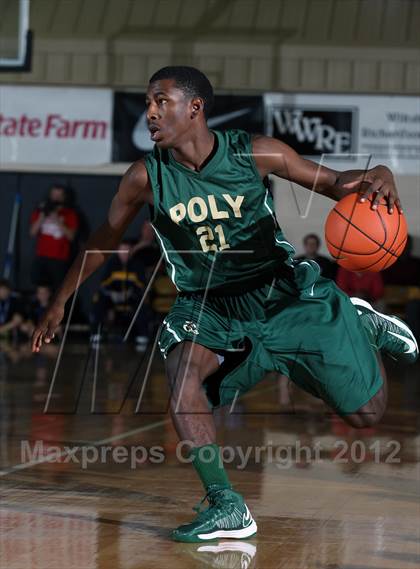 Thumbnail 2 in Long Beach Poly vs. Omaha Central (City of Palms Classic) photogallery.
