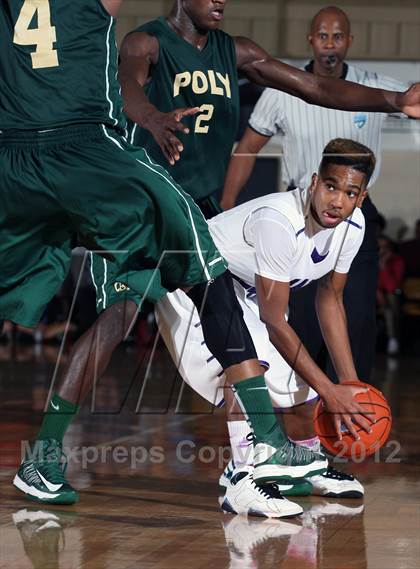 Thumbnail 1 in Long Beach Poly vs. Omaha Central (City of Palms Classic) photogallery.