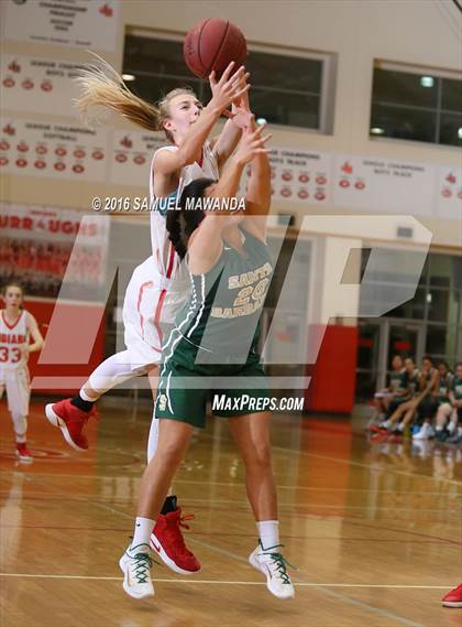 Thumbnail 1 in Burroughs vs Santa Barbara (West Coast Holiday Classic) photogallery.