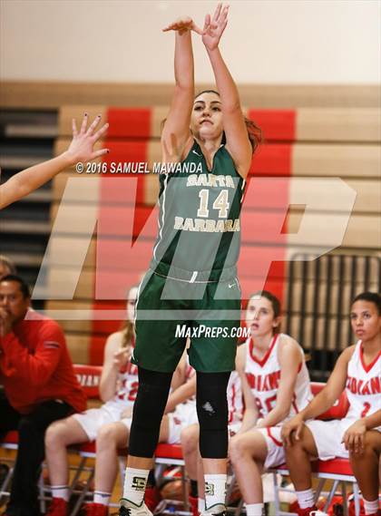 Thumbnail 2 in Burroughs vs Santa Barbara (West Coast Holiday Classic) photogallery.