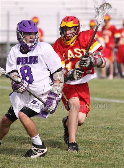 Thumbnail 3 in Williamsville East vs. Hamburg (Section 6 Class B Semifinal) photogallery.