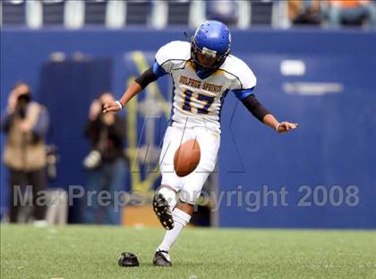 Thumbnail 2 in Everman vs. Sulphur Springs (Texas 4A D2 State Semifinal) photogallery.